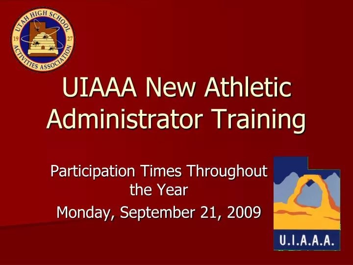 uiaaa new athletic administrator training n.