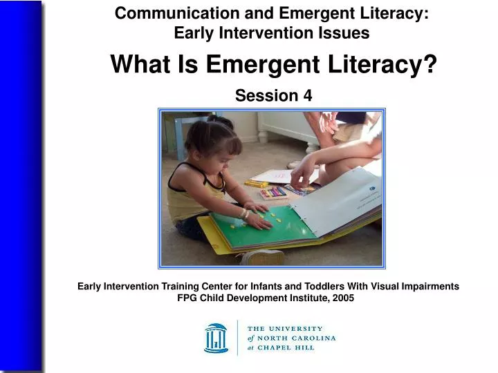 what is emergent literacy session 4 n.