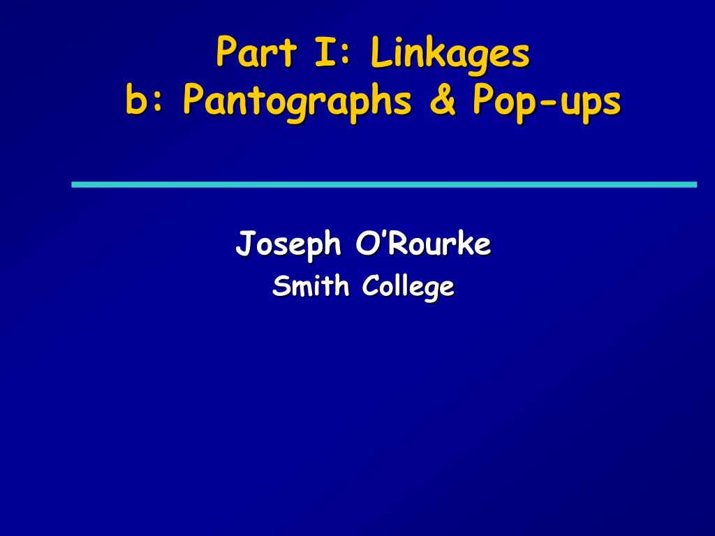 HOW A PANTOGRAPH WORKS