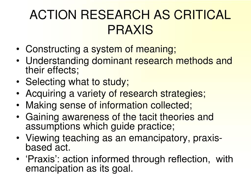 what is critical action research