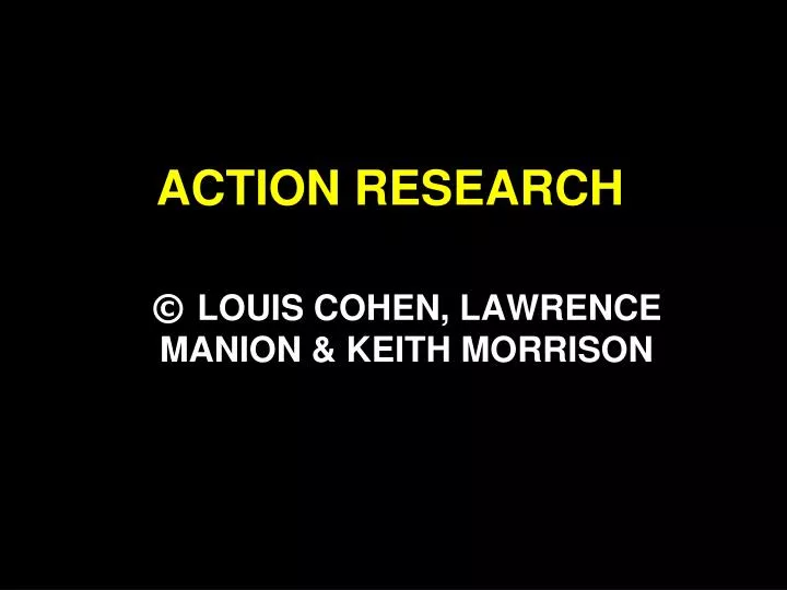 action research n.