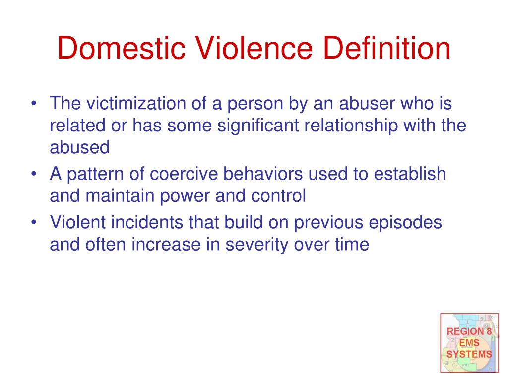 Domestic Violence Definition