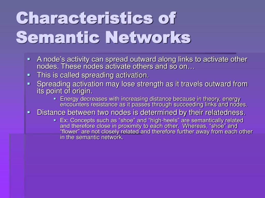 semantic network spreading activation