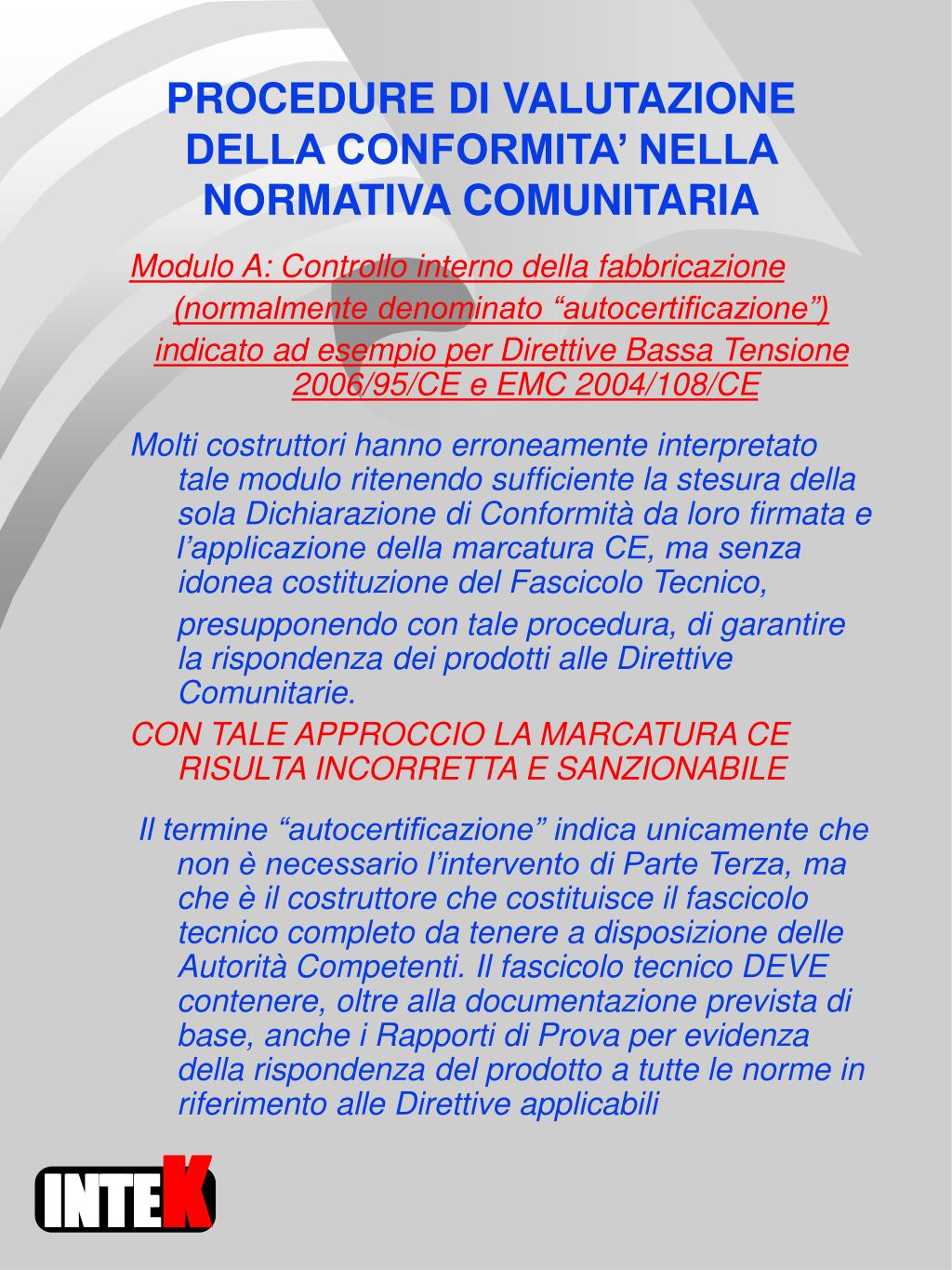 PPT - MARCATURA CE PowerPoint Presentation, free download - ID:1079101