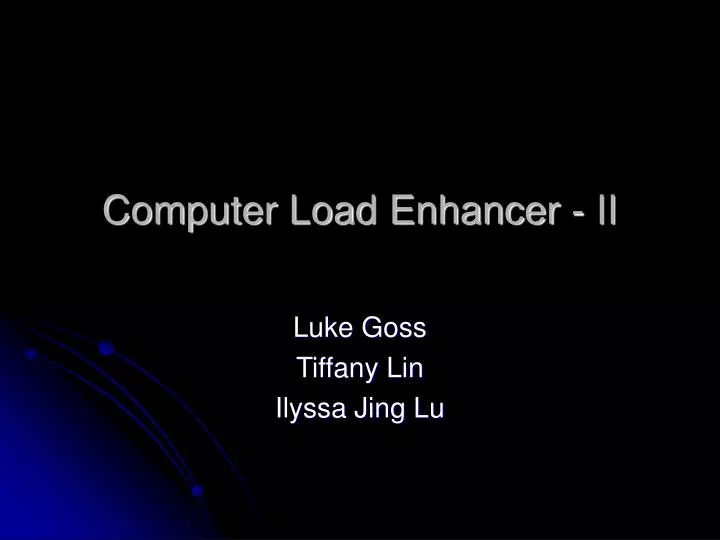computer load enhancer ii n.