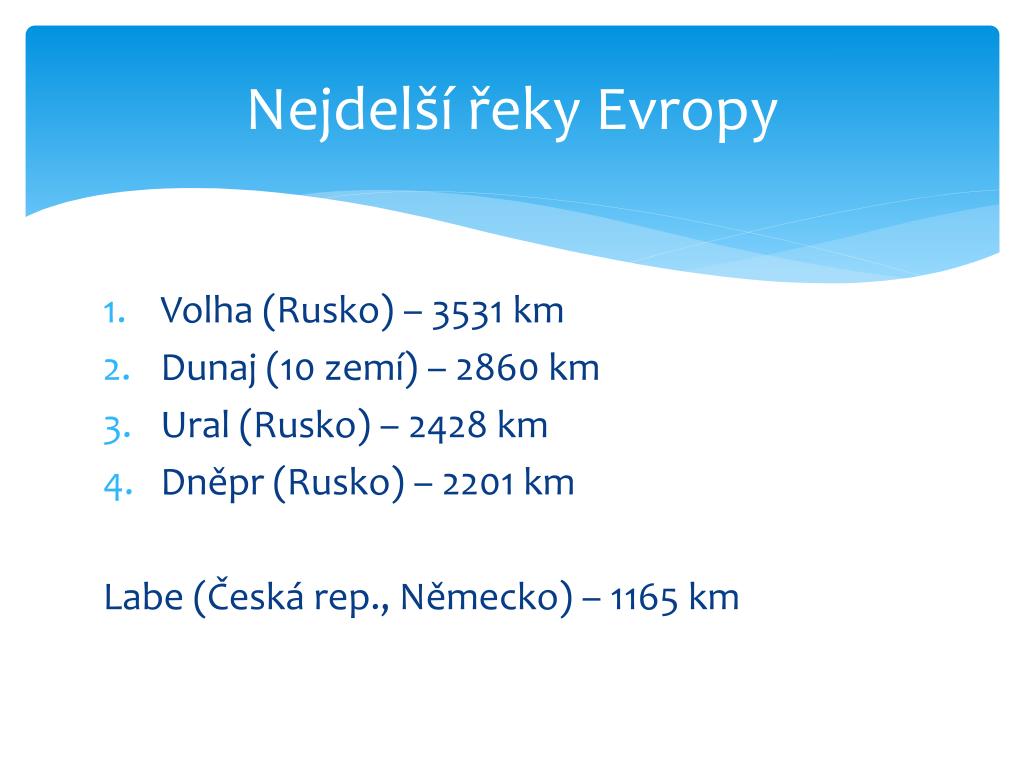 PPT - EVROPA - povrch, vodstvo, podnebí PowerPoint ...
