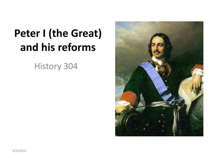 the reforms of peter i of Modern history sourcebook: peter the great and the rise of russia, 1682-1725 the tsar labored at the reform of fashions, or, more properly speaking, of dress. the reforms of peter i of Modern history sourcebook: peter the great and the rise of russia, 1682-1725 the tsar labored at the reform of fashions, or, more properly speaking, of dress.