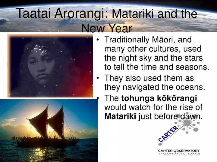 taatai arorangi matariki and the new year n.