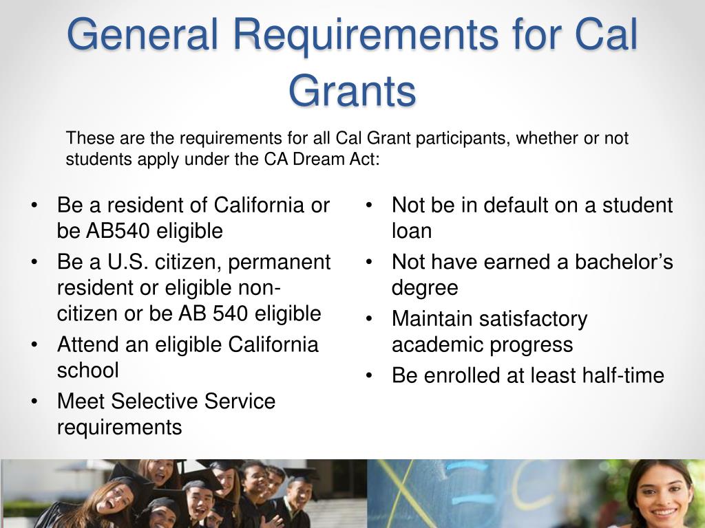 PPT California Dream Act and Cal Grants PowerPoint Presentation, free