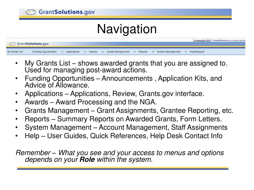 Ppt Grantsolutions Gov Powerpoint Presentation Free Download