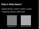 what is white noise