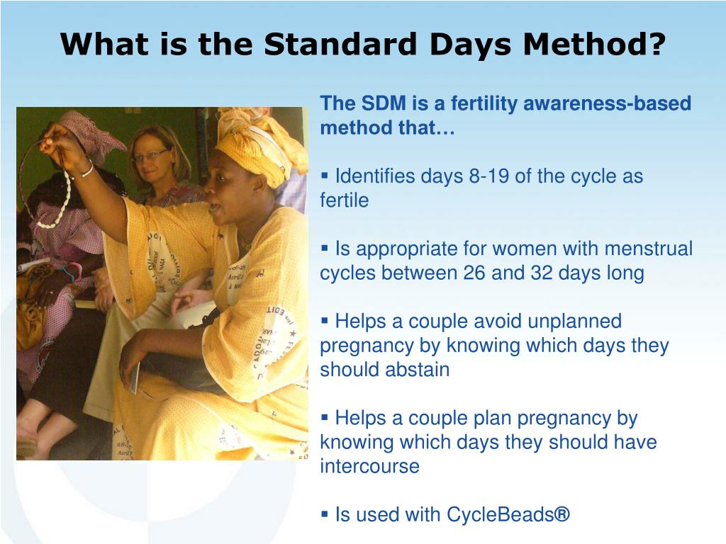 PPT Standard Days Method® & CycleBeads® A Simple Fertility Awareness