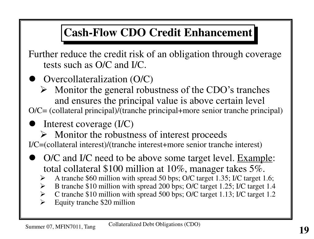 PPT - MFIN 7011: Credit Risk Management Summer, 2007 Dragon Tang ...