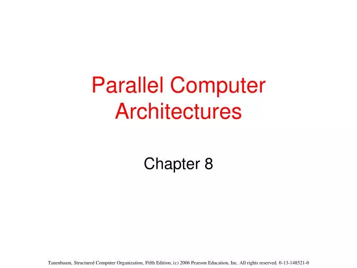 parallel computer architectures n.