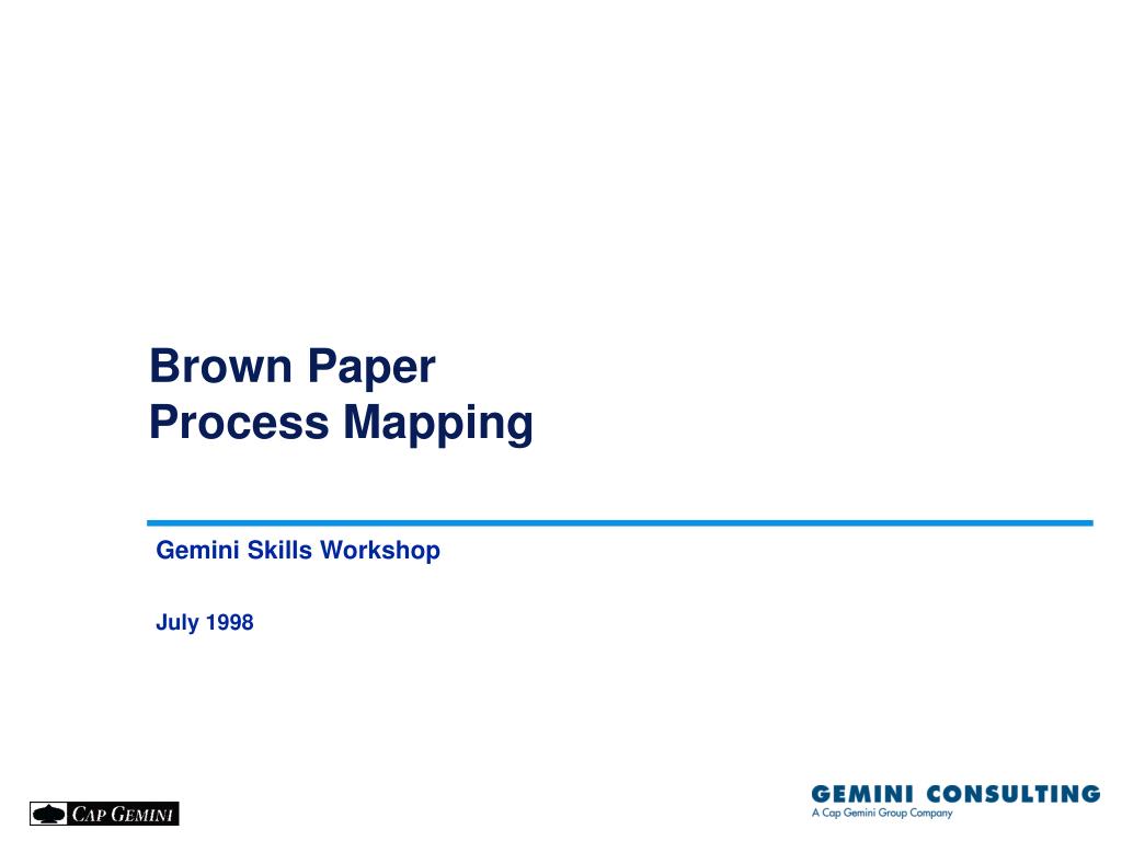 PPT - Brown Paper Process Mapping PowerPoint Presentation, free download -  ID:1085727