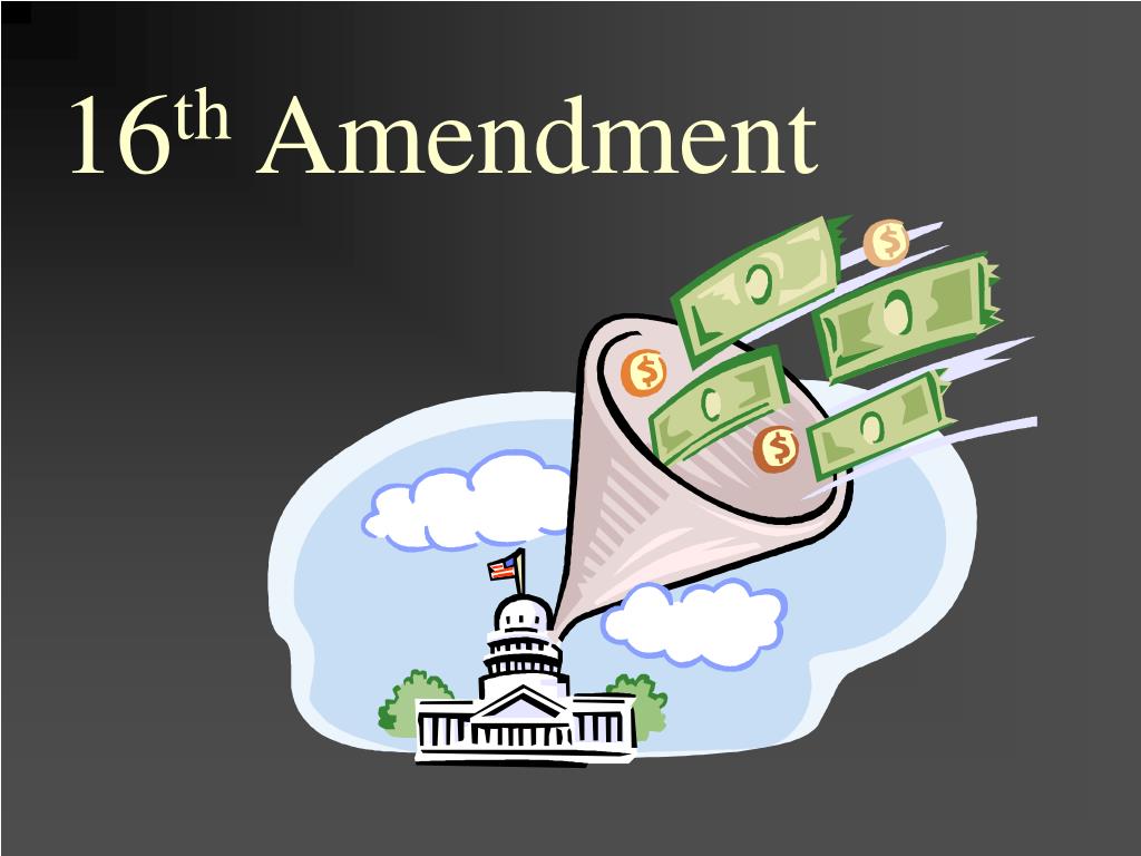 16th amendment clipart