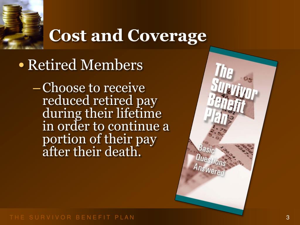 PPT The Survivor Benefit Plan PowerPoint Presentation, free download