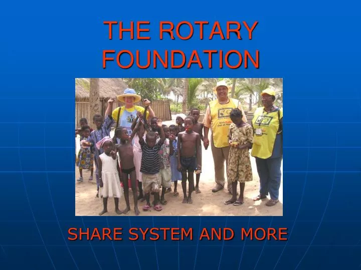 the rotary foundation n.