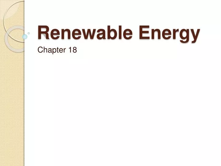 renewable energy n.