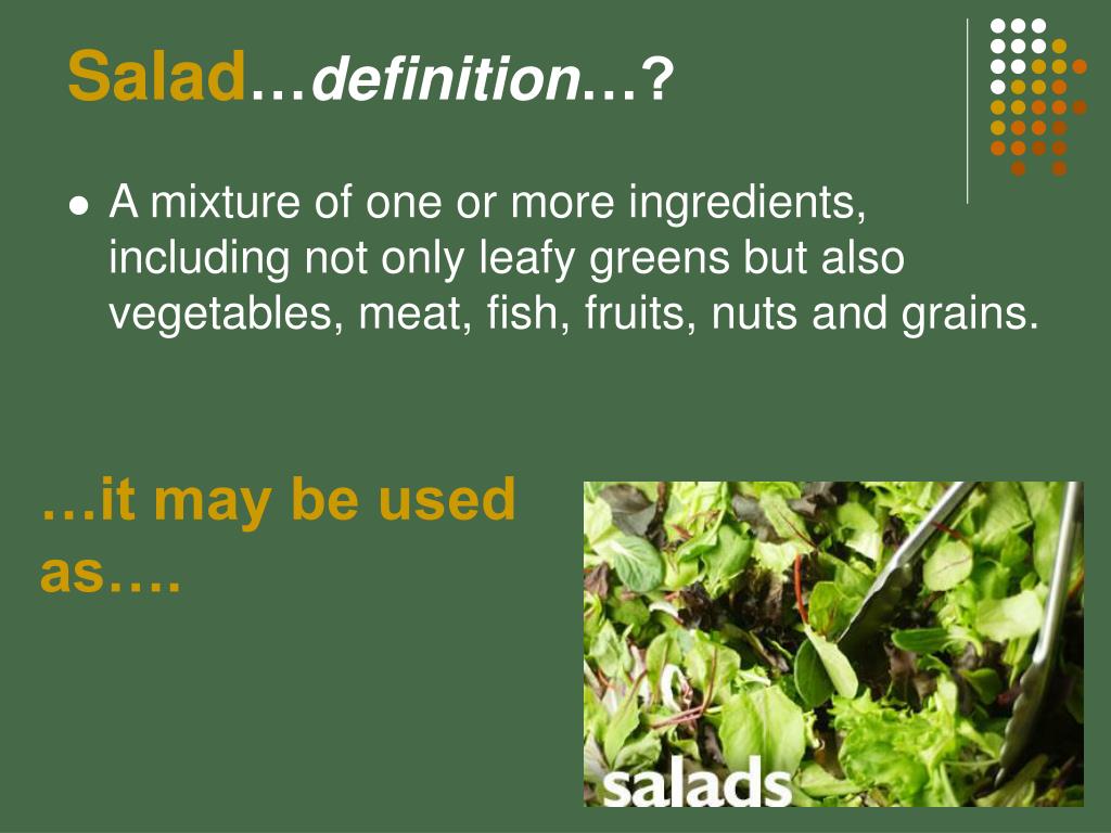 PPT Healthy Salads PowerPoint Presentation, free download ID1089183