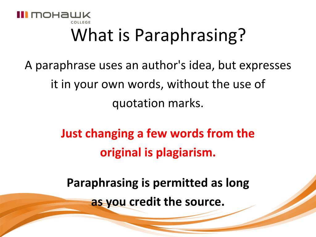 paraphrasing with citation is a form of plagiarism