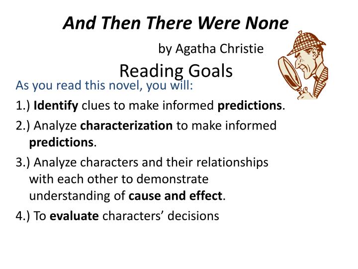 a report on the novel an then there were none by agatha christie a report on the novel an then there were none by agatha christie