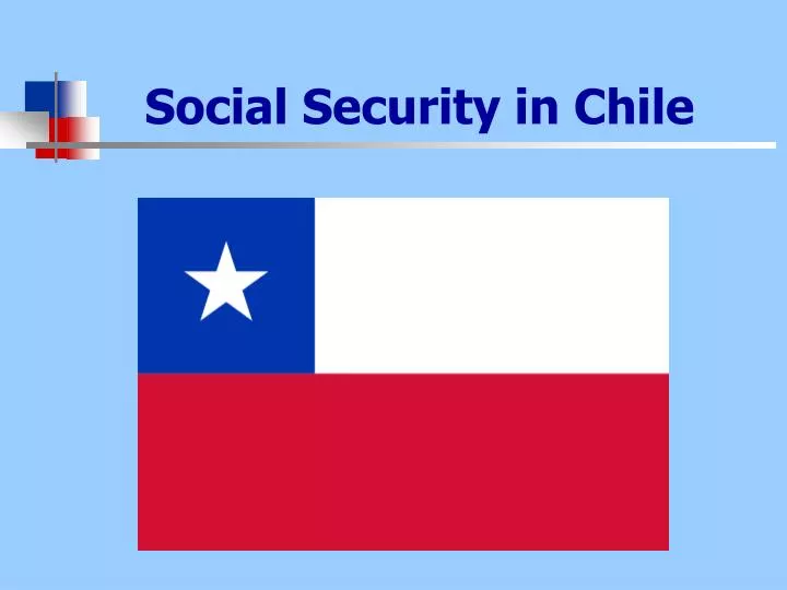 social security in chile n.