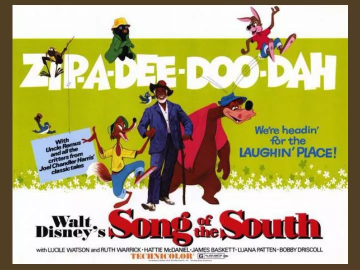Ppt Walt Disney S Song Of The South 1946 Powerpoint Presentation Id