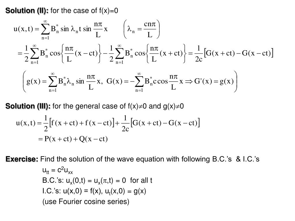 Ppt An Equation Involving Partial Derivatives Of An Unknown Function Of Two More Independent Variables Pde Classificati Powerpoint Presentation Id