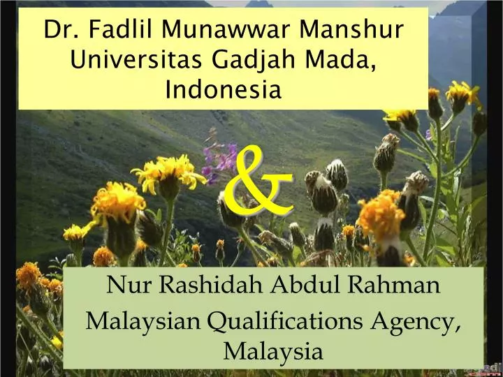 dr fadlil munawwar manshur universitas gadjah mada indonesia n.
