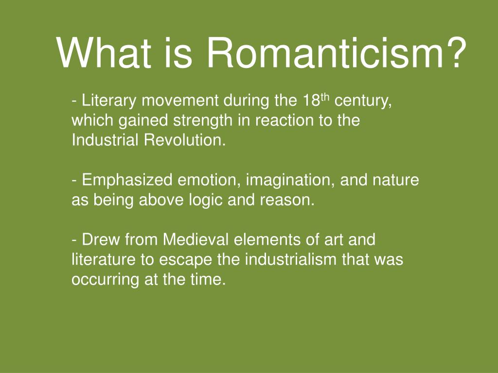 PPT - Romanticism PowerPoint Presentation, free download - ID:1091563