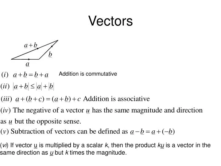 vectors n.