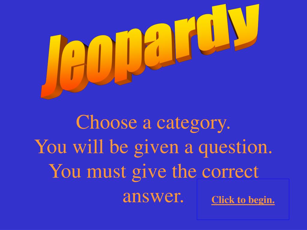 Ppt Jeopardy Powerpoint Presentation Free Download Id 1092380