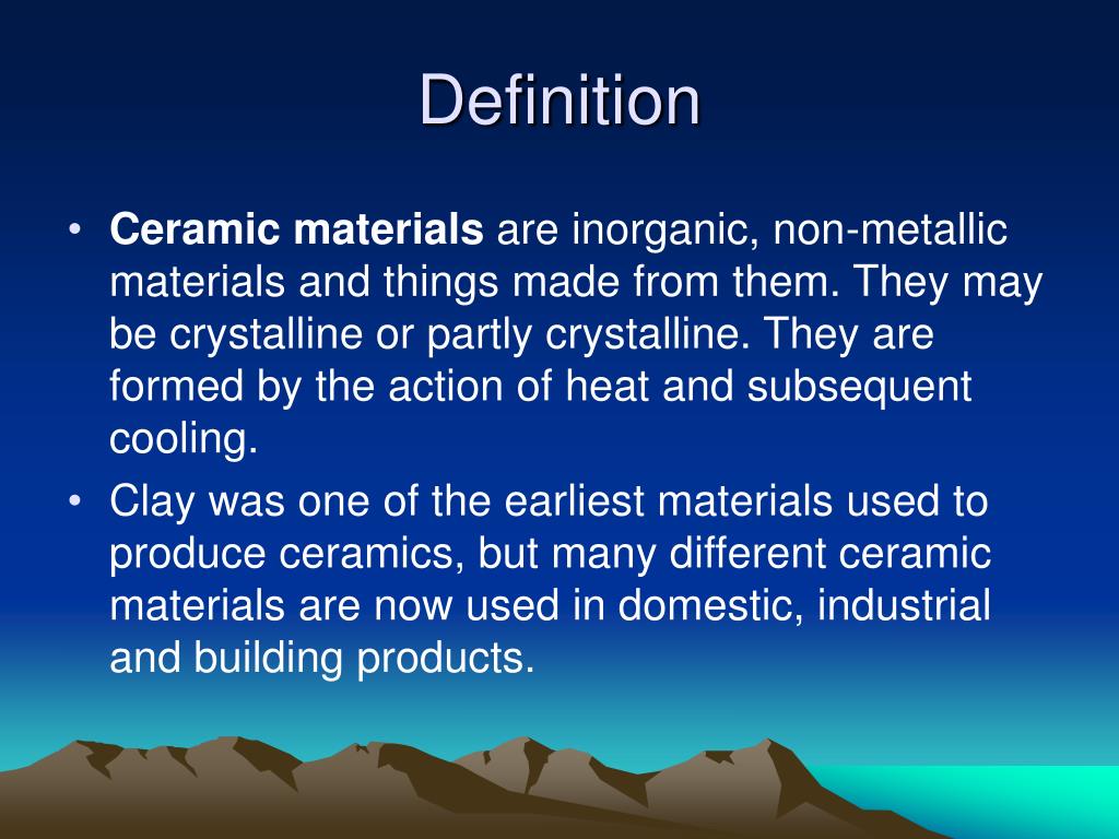 PPT - Ceramics Materials PowerPoint Presentation, free download - ID:1093262