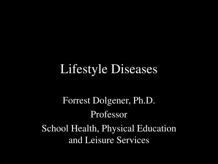 lifestyle diseases n.