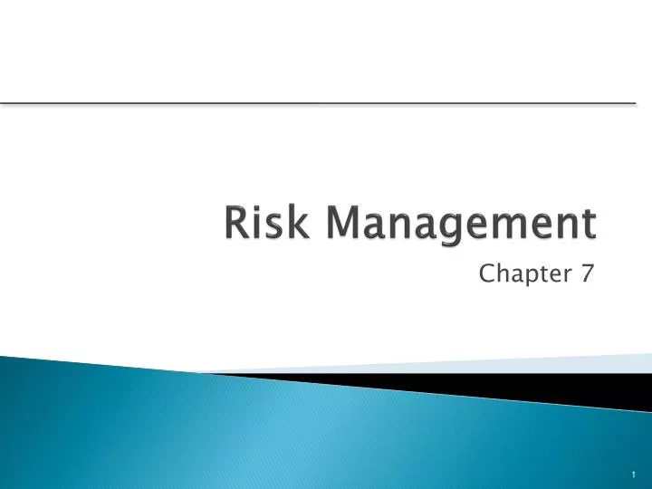 risk management n.