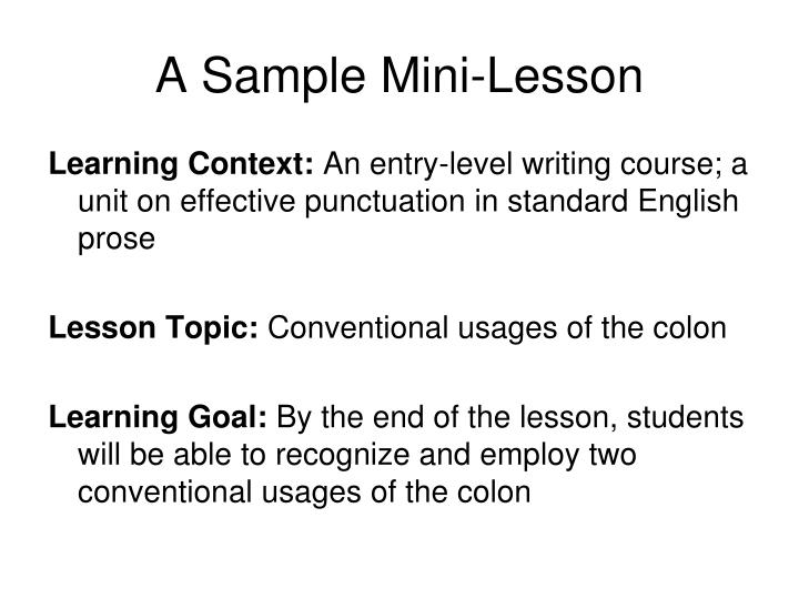example of punctuation lesson example of punctuation lesson