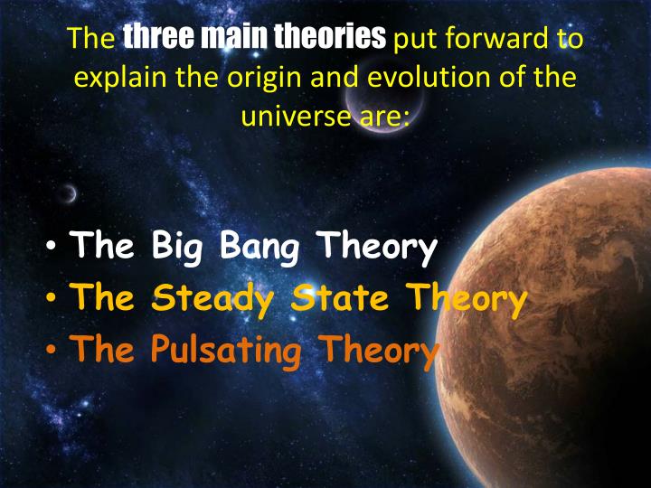 theories origin universe These are some of the theories explaining our origins in fact, if we consider their meaning in depth, they seem quite scientific and show us that the burning question of where we come from has been asked ever since humans developed a consciousness. theories origin universe These are some of the theories explaining our origins in fact, if we consider their meaning in depth, they seem quite scientific and show us that the burning question of where we come from has been asked ever since humans developed a consciousness.