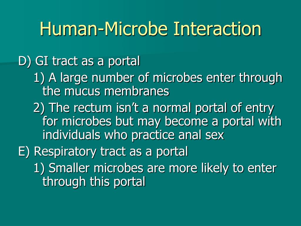 Ppt Human Microbe Interaction Powerpoint Presentation Free Download