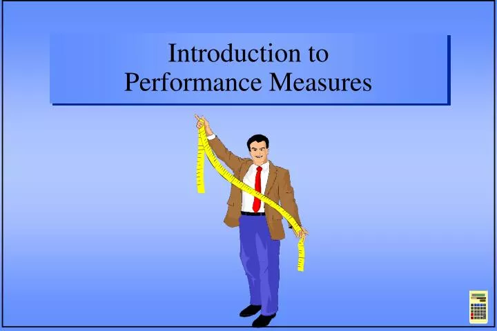 introduction to performance measures n.