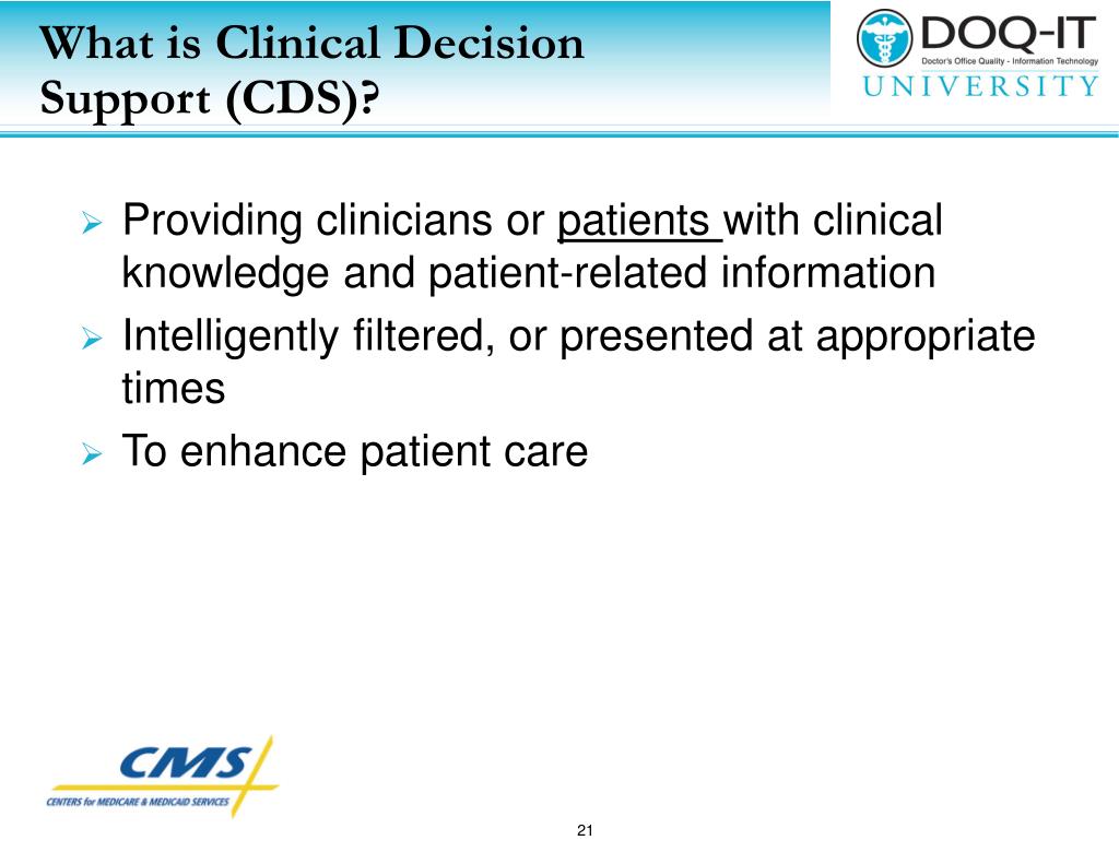 PPT - Care Management and Clinical Decision Support: The Foundation for ...