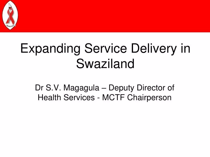 expanding service delivery in swaziland n.