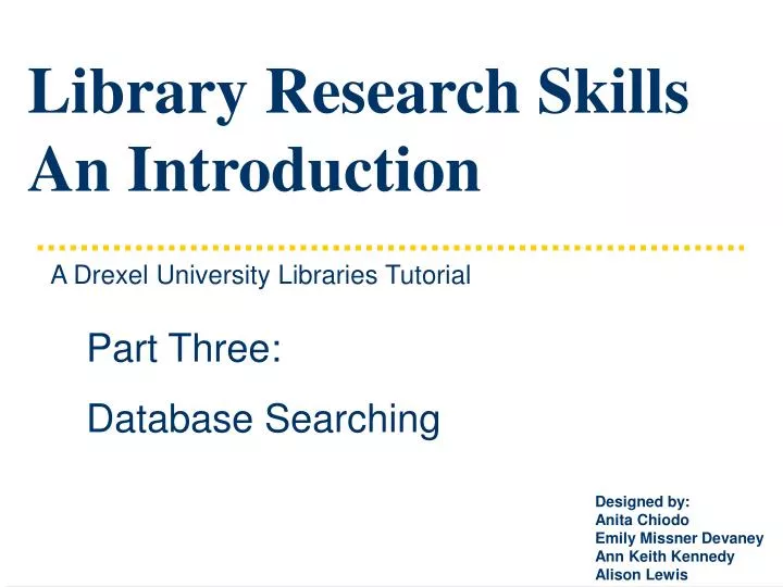 library research skills an introduction n.