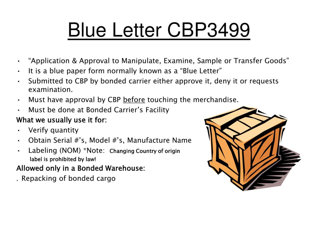 PPT InBonds (CBP 7512) Mercancia bajo finanza Aduanero PowerPoint