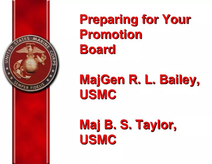 Usmc Promotion Board Letter Example