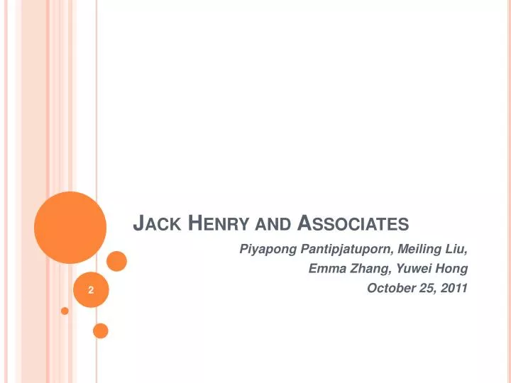 PPT Jack Henry And Associates PowerPoint Presentation Free Download Ppt jack henry and associates powerpoint presentation free download