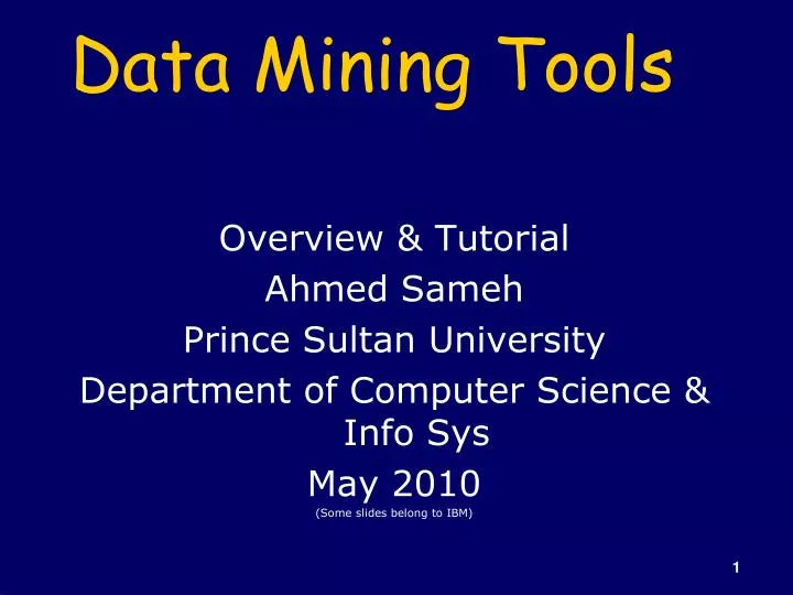 data mining tools n.
