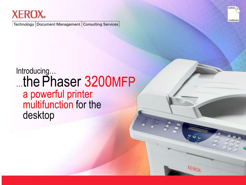 PPT - Introducing… … the Phaser 3200 MFP PowerPoint Presentation, free  download - ID:1098947