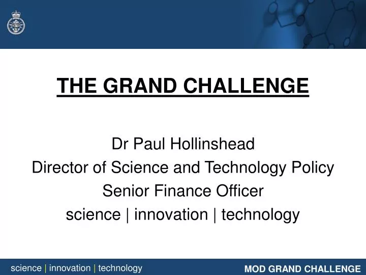 PPT - MOD GRAND CHALLENGE PowerPoint Presentation, free download - ID ...