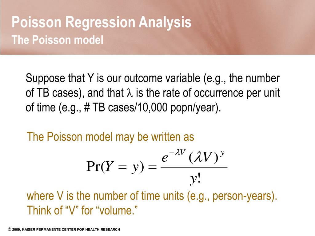 poisson regression analysis in clinical research